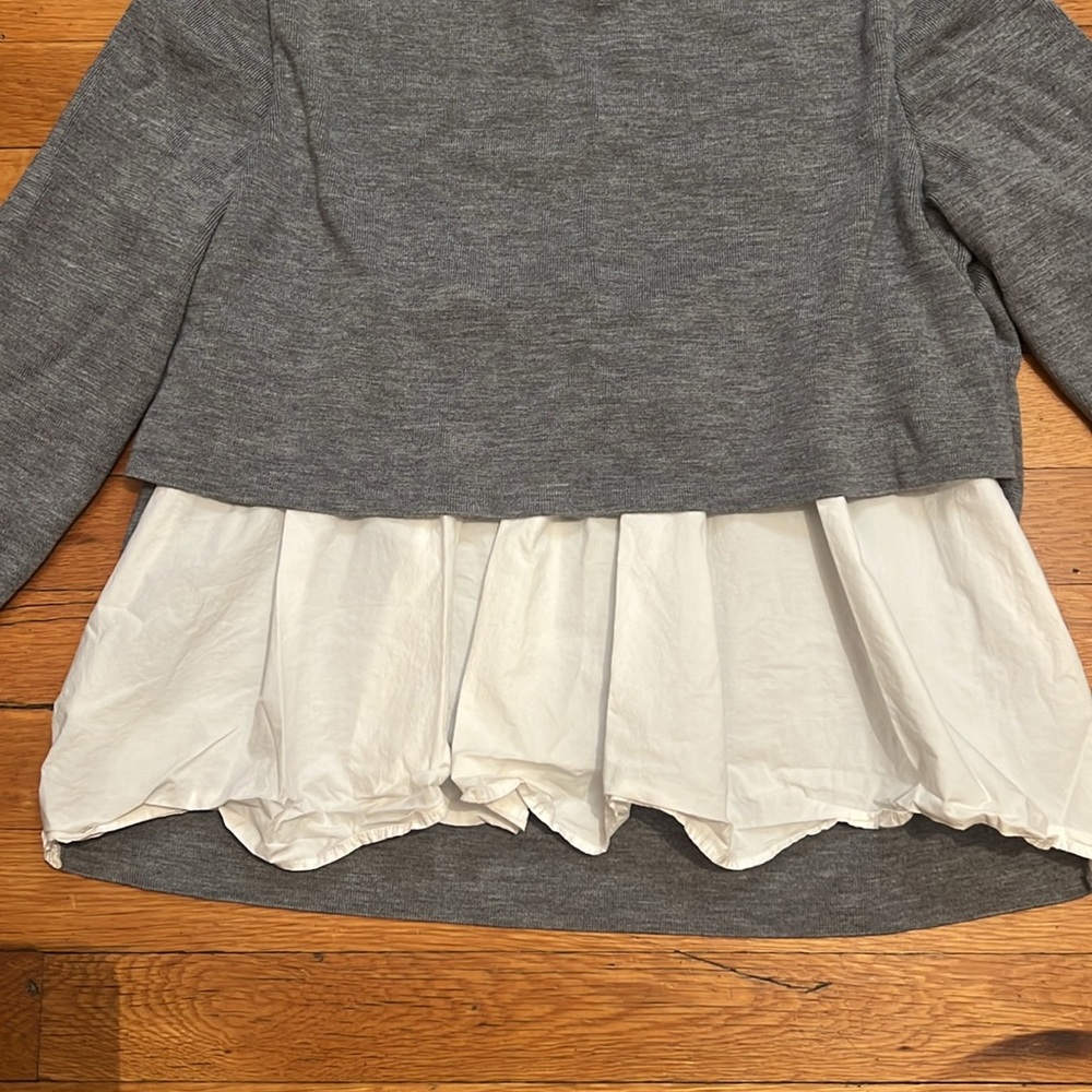 COS Wool Crewneck & Peplum Sweater in Grey, size Small - Picture 11 of 12